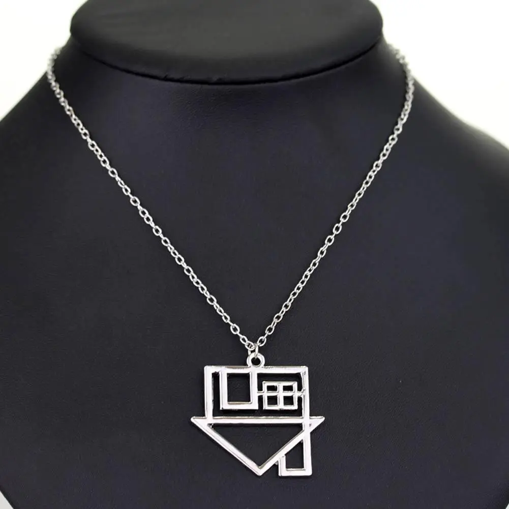 Fashion The Neighborhood Rock Music Pendant  Hollow Out House Logo Pendant Necklace Jewelry Gift for Friends