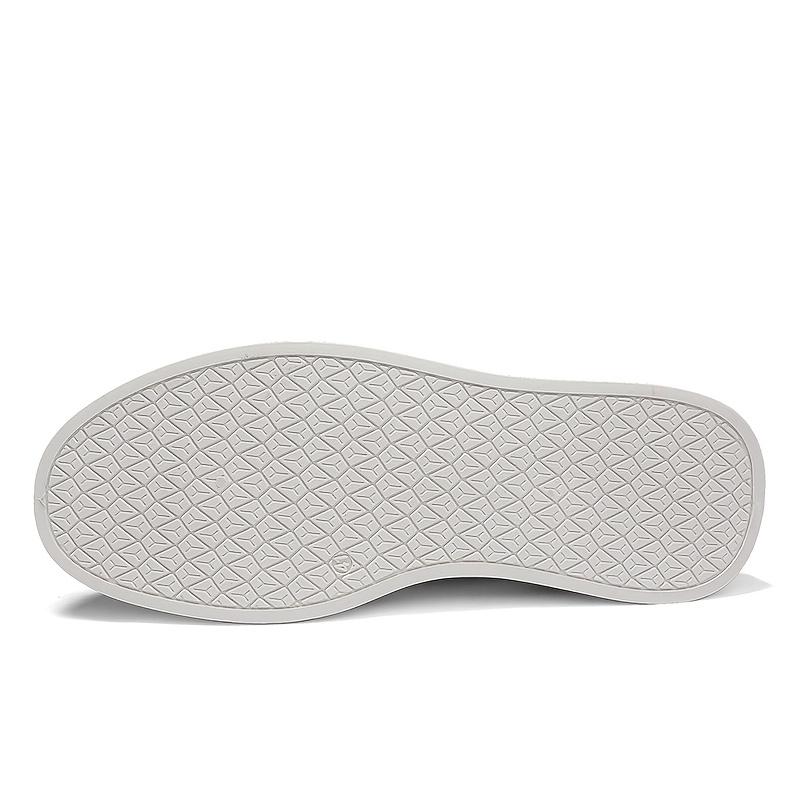 2024 Men's Low-top Skate Shoes - White and Gray Casual Lace-up Sneakers, Durable PU Upper and PVC Sole, Comfortable Insole, Suitable Casual Wear