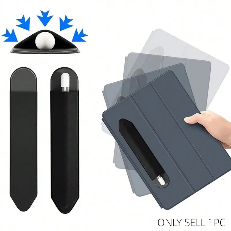 1PC 1pc Self-Adhesive Stylus Pen Storage Sleeve, Thin, Compact, Lightweight Portable Capacitive Touch Pen Protective Pouch, Fit for 2nd Gen Stylus Pen for iPad Tablet