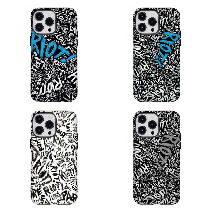 RIOT Hand Drawn Graffiti Phone Case | Riot Grrrl Punk Grunge Aesthetic Compatible for iPhone 17 16 15 14 13 12 11 and for Samsung S21-S25, Gift for Punk & Street Art Lovers
