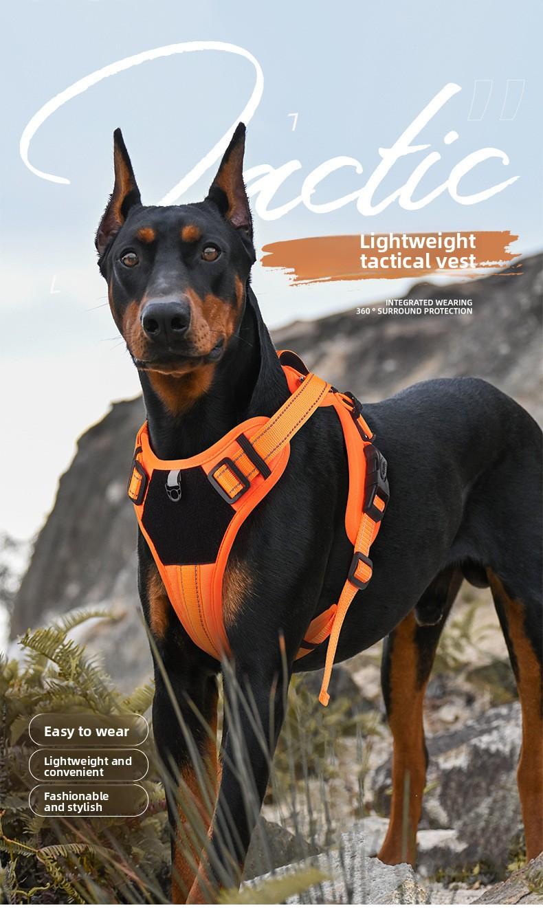 Tactical Dog Harness – Universal Harness, Walking Harness & Safety Harnesses for Small to Large Dogs, Durable Reflective, Easy to Control, No Pull Adjustable Pet Harness, Pet Supplies