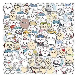 100Pcs Cute Chiikawa Stickers DIY Waterproof Vinyl Scrapbook Phone Case Water Cup Lovely Cartoon Anime Sticker Kids Gift Toy