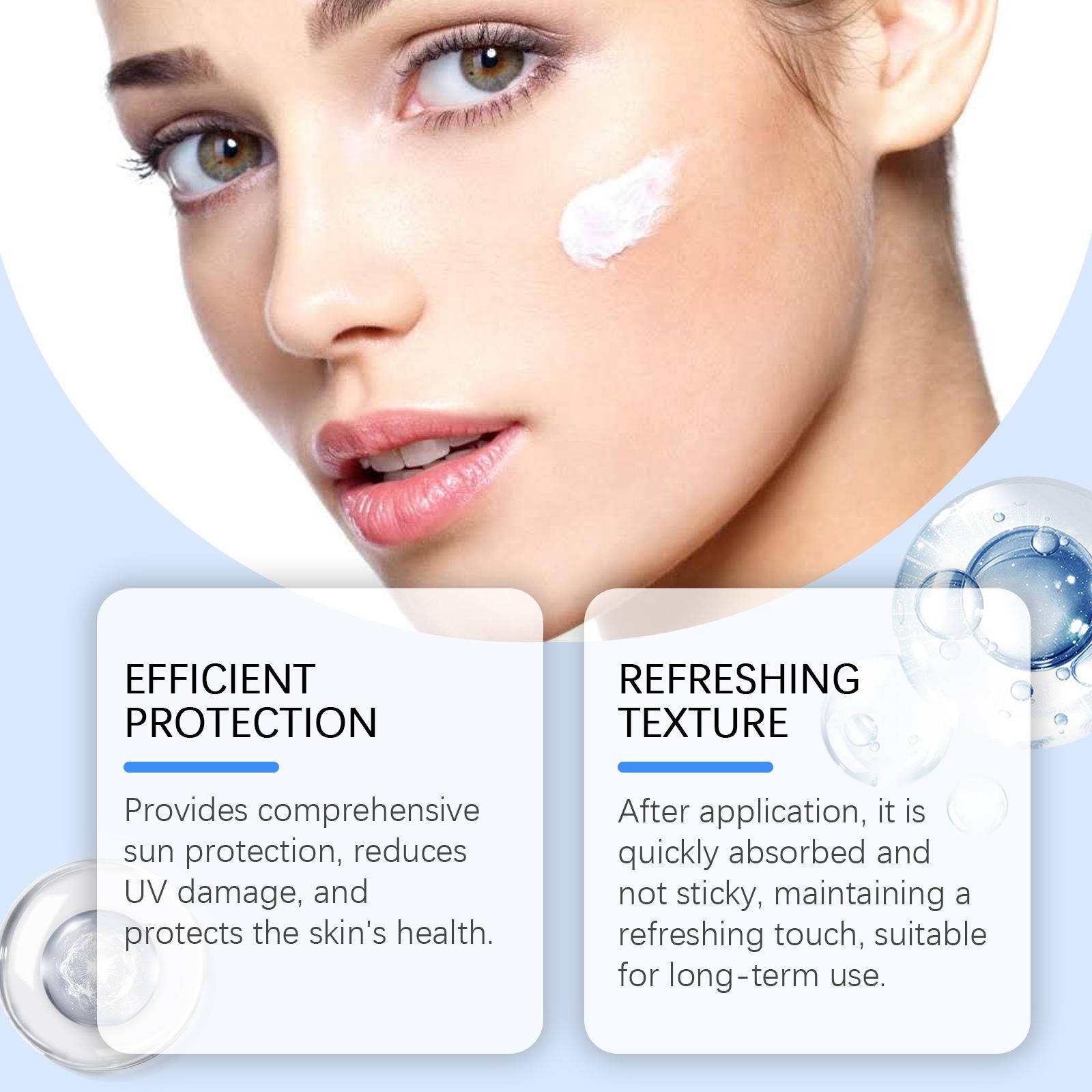 HANCHOBIT Birch Sap Gentle Protective Cream Outdoor Protection Gentle Moisturizing Lightweight Refreshing Skin Care