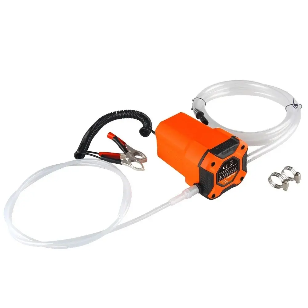 Portable Electric Fuel Pump for 12V Battery, Convenient Efficient Oil Transfer Pump for Cars, Motorcycles, Boats, Universal 12V Car Use