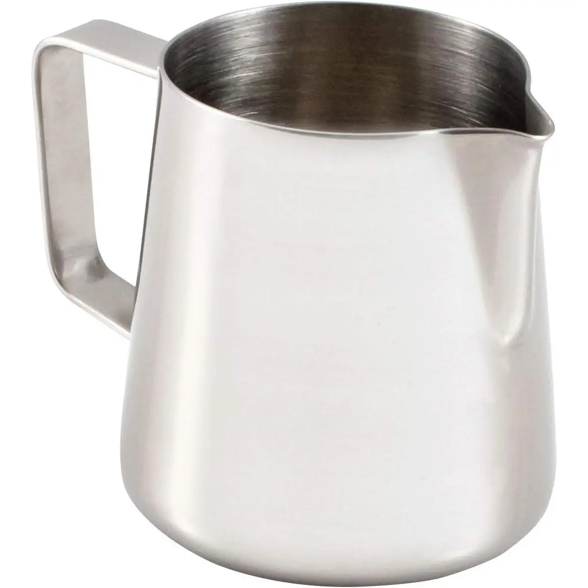 Milk Frother Steaming Pitcher, Professional Quality Stainless Steel, 12-Ounce Capacity