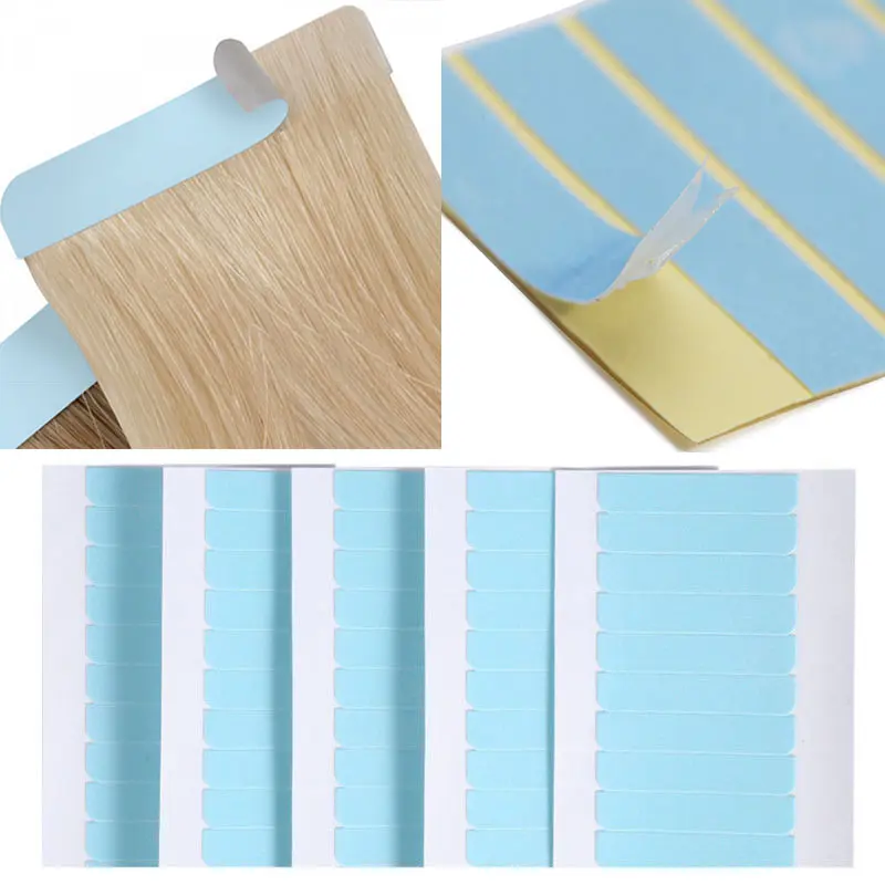 MY-LADY Double-Sided Hair Extension Replacement Tape Tabs, 1/2sets 4cm*0.8cm, Environmental Material, Easy to Attach, Easy Remove (Fashion Accessories for Hair Extensions & Wigs)