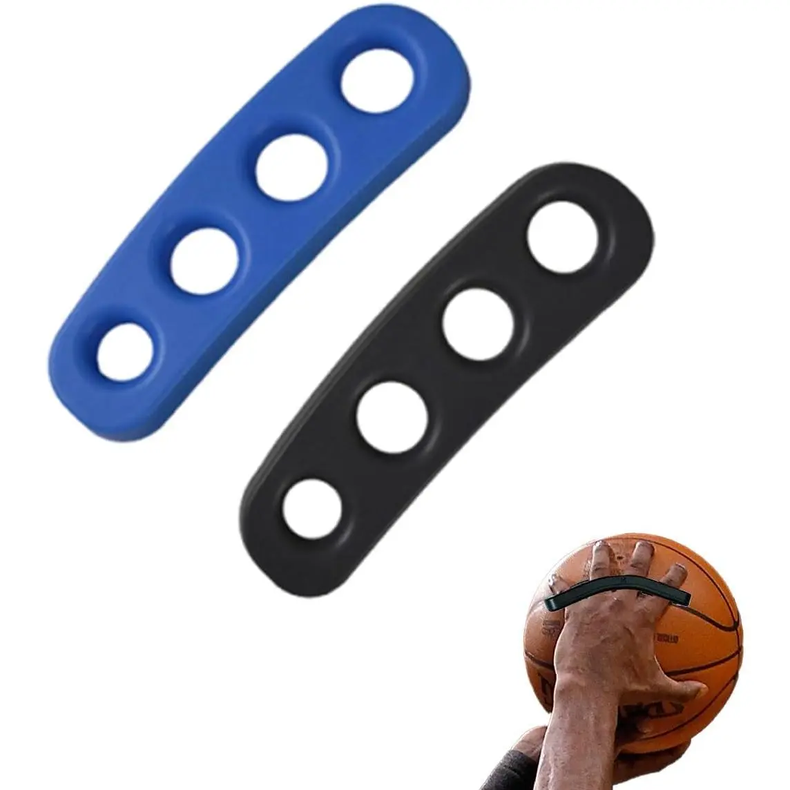 Basketball  Trainer Aid 4.7 Inch Basketball  Equipment for Youth and Adult, Pack of 2, Blue and Black(S)