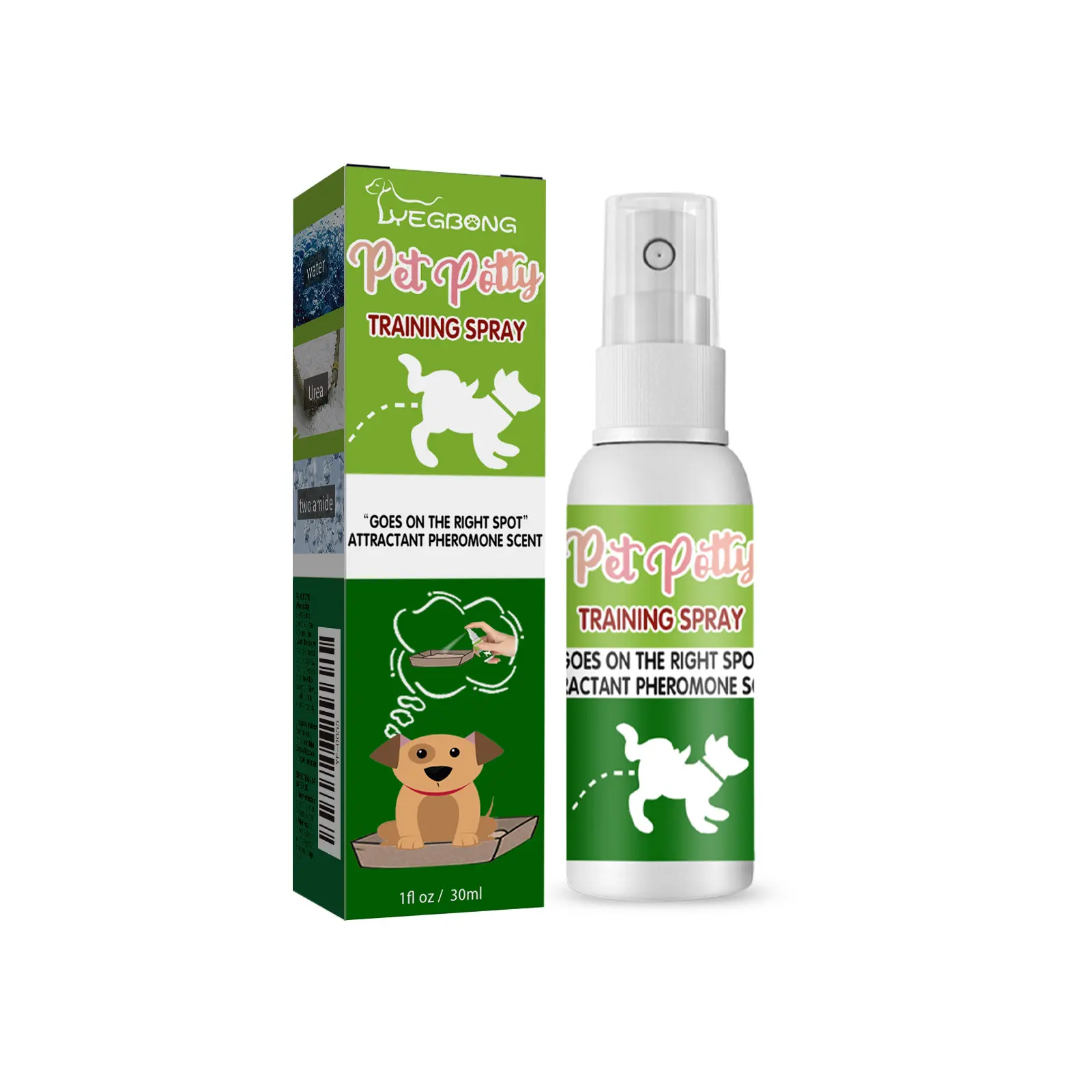 Pet defecation induction agent, pet toilet induction agent, potty training agent for urination and defecation