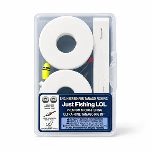 Tanago Rig Kit for Beginners, Good Value 5-Piece Fine Micro-Fishing Set with 2 Rigs, 1 Float, and 2 Hook Lines - 1.2m, Good Value For Consumable Parts