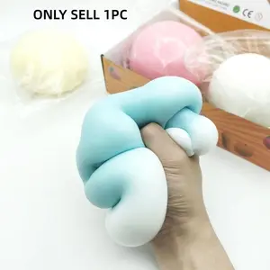 10cm Mochi Taba Squshy Extra Large Giant Fluid Cheese Ball Slow Rebound Stress Ball Adult Stress Relief Kids Festival Paty Gift Squishy Stress Balls