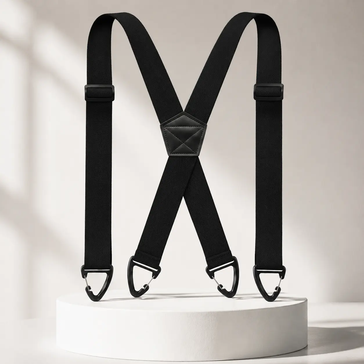 X Back Hidden Suspenders for Men and Women Under Clothes 1.5 Inch Adjustable Heavy Duty Work Suspenders