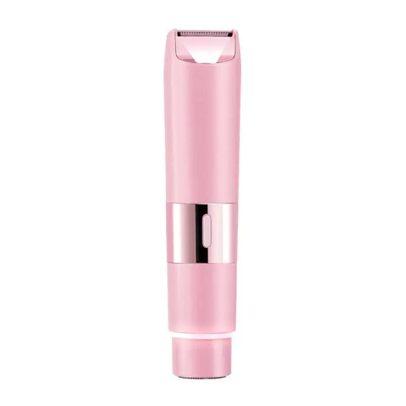 Women's electric trimmer, electric hair clipper and shaver, rechargeable 2-in-1, dual-head design, painless trimming for pubic hair, face, underarms, and legs, holiday gift, Cordless Shaver, Body Hair Shaver, Facial Shaver, Double Head Shaver