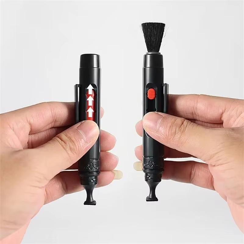 3 in 1 Camera Lens Cleaning Kit, Professional DSLR Lens Digital Camera Telescope Cleaning Tool, Outdoor Camping Travel Lens Cleaning Tool, Smartphone