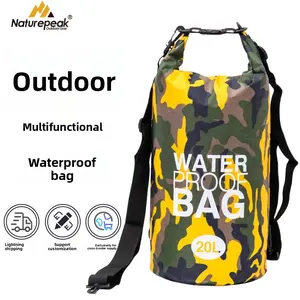 Outdoor waterproof bag, waterproof bucket bag, shoulder and shoulder creek floating bag, waterproof bag, swimming floating bag, dry bag.