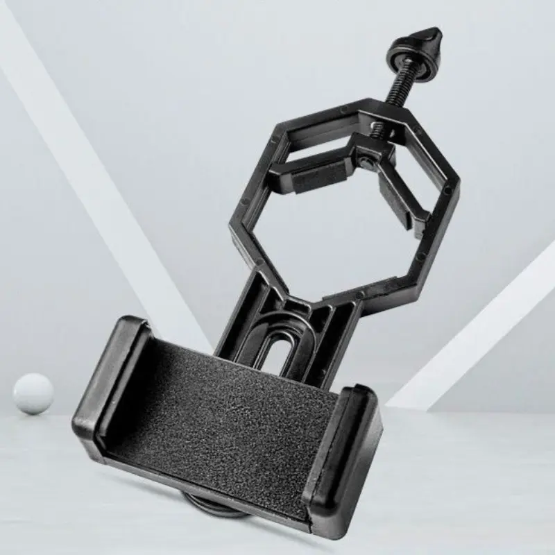 Universal Phone Telescope Mount, Compatible with Most Phones, Birdwatching Binoculars, Astronomy Microscope Accessories