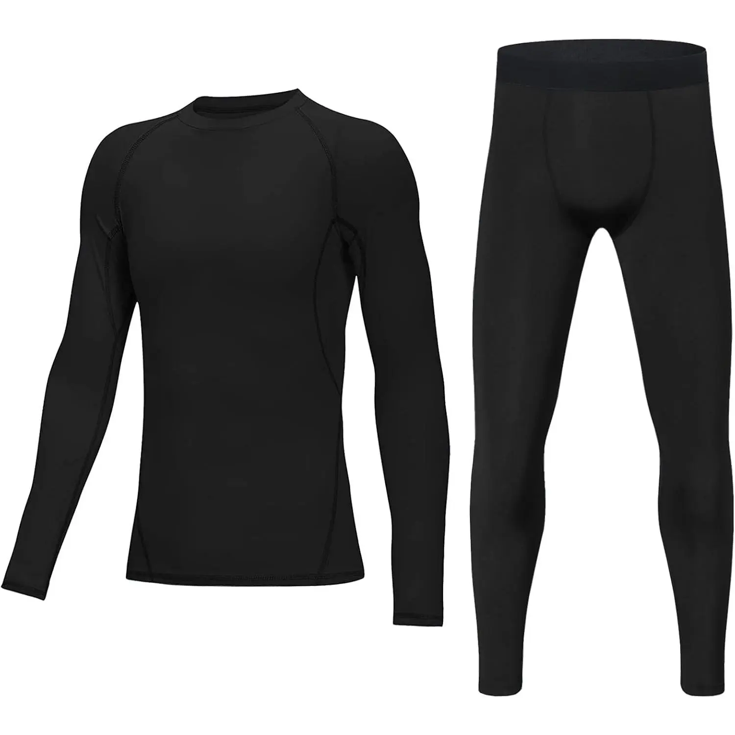 Youth Boys' Compression Leggings Athletic Shirt Tights Top Base Layer Set Sports Youth for KidsGift.