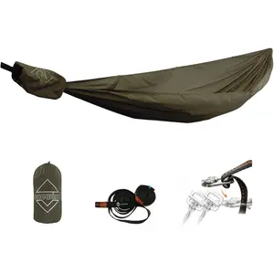 Onewind 11ft Ultralight Camping Hammock, Portable Hammock, 40D 1.7oz Nylon Ripstop with 2 * 12Ft Tree Straps for Camping Hiking Backpacking, 11' x 55" OD Green