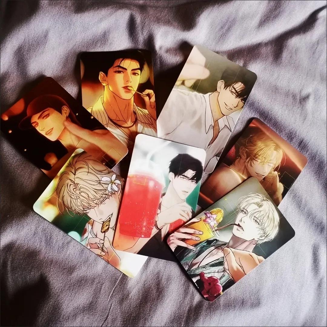 7 Pcs/set Korean Manga Lomo Card Yeongwoon & Seo-in Characters Small Cards Photocard Fans Collection Decorative Cosplay Gift