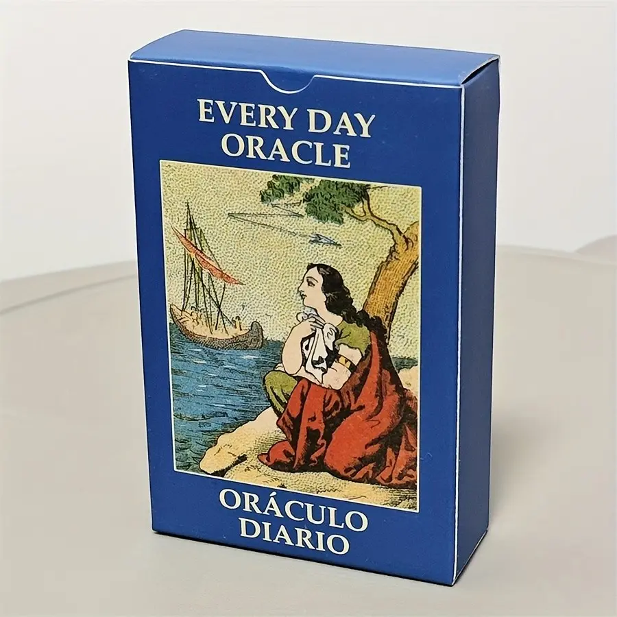 Daily Oracle Cards Italian Edition, 52 Cards for Beginners and Enthusiasts, Ideal Birthday Gift, Perfect for Daily Use Every Day
