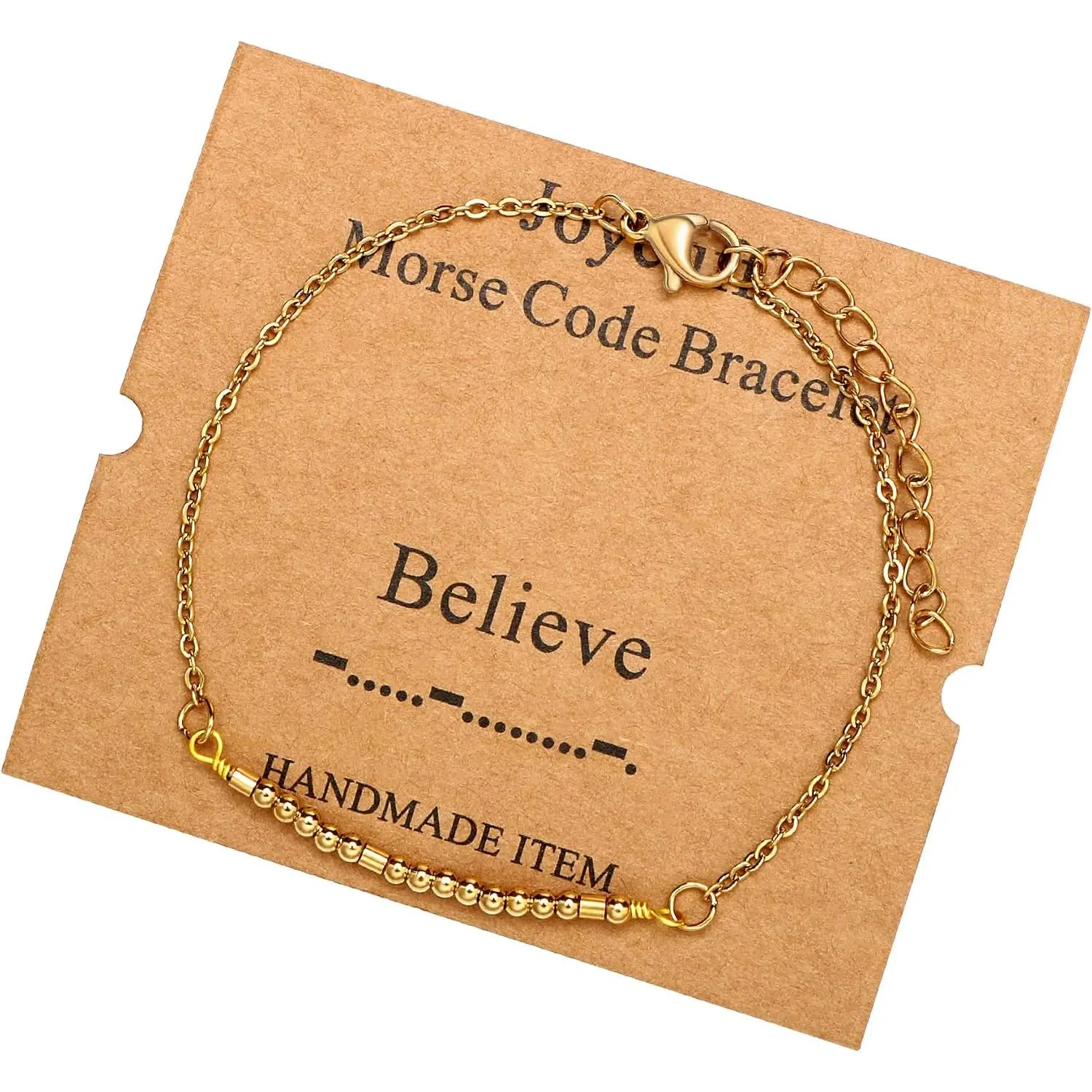 Morse Code Bracelets Gifts for Women Teen Girls, Inspirational  Message Bracelet for Women, Fashion Encouragement Ideas Gifts for Daughter Sister Mom