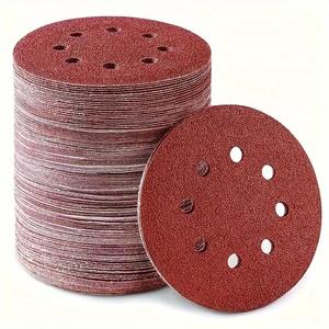 5-inch 8-hole hook & loop sanding disc set, assorted grits sanding paper for grinding & polishing, abrasive & finishing products, men gifts, tool accessories, quantity, efficiency