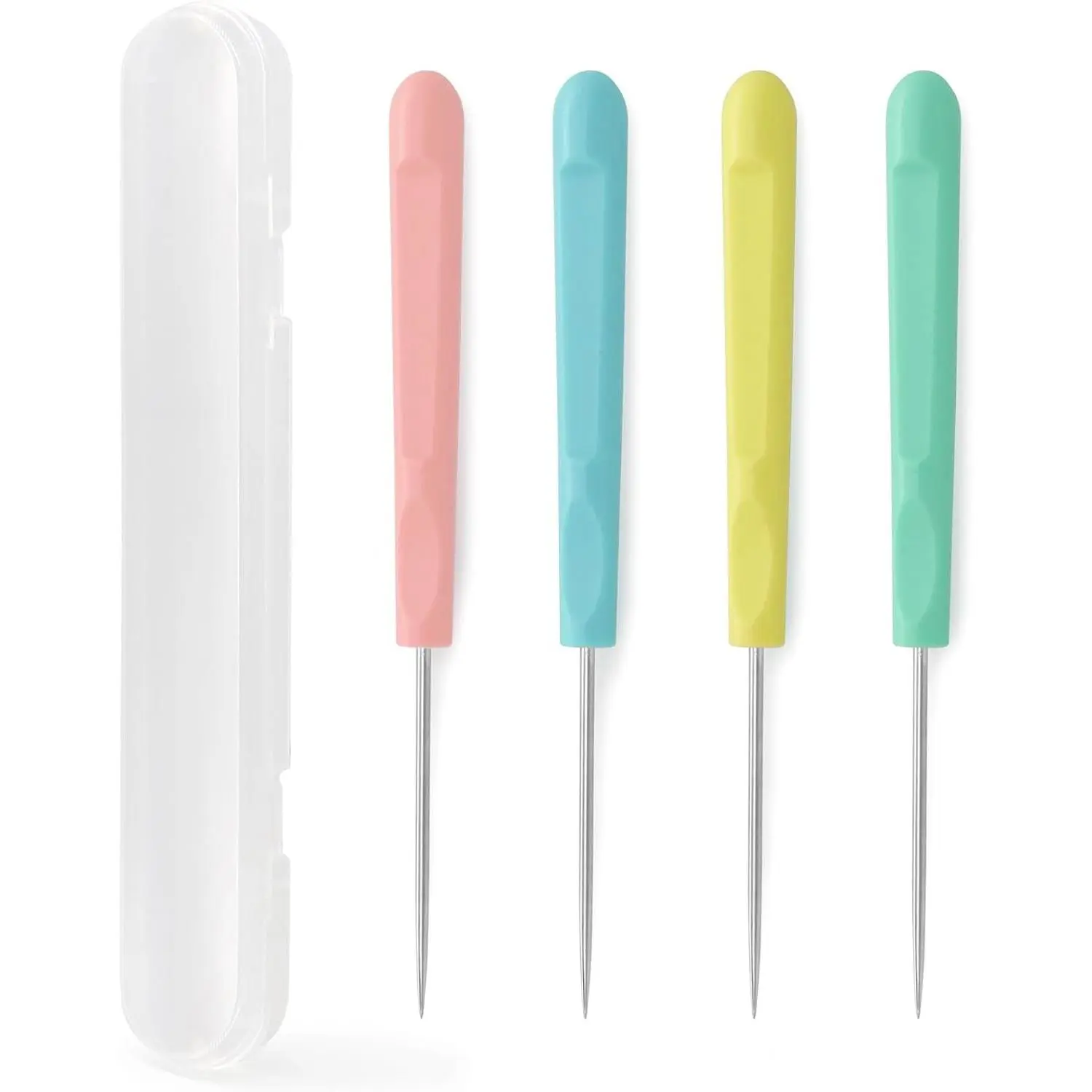 4Pcs Sugar Stir Needle Scriber Needle Cookie Decorating Supplies Tool 5.2"