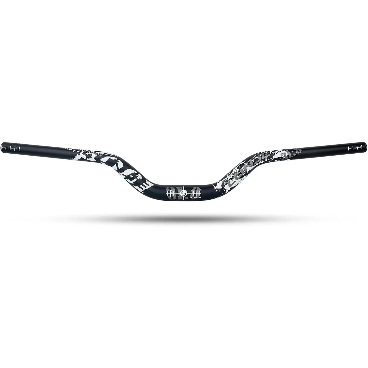 Mountain Bike Handlebar 31.8mm 35/50/70/90/120mm Rise Options 780mm Cutable Width Lightweight T6 Aviation Aluminum for MTB Trail Commuter Bikes Durable Ergonomic Chameleon Pattern 70mm Rise