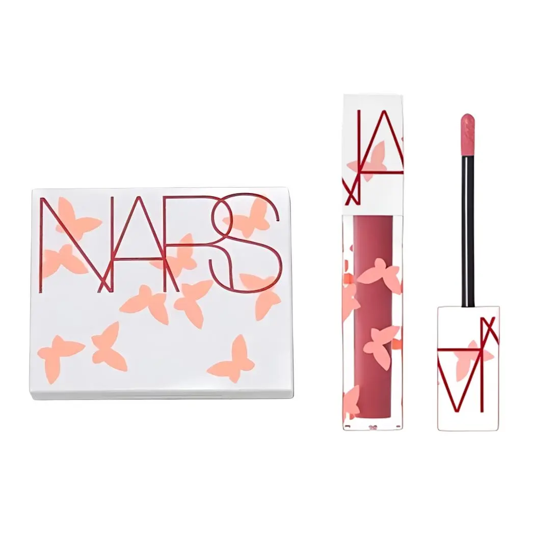 NARS Butterfly Effect Limited Two Piece Set Easy to Blend Natural Glossy Lip Long Lasting Complexion