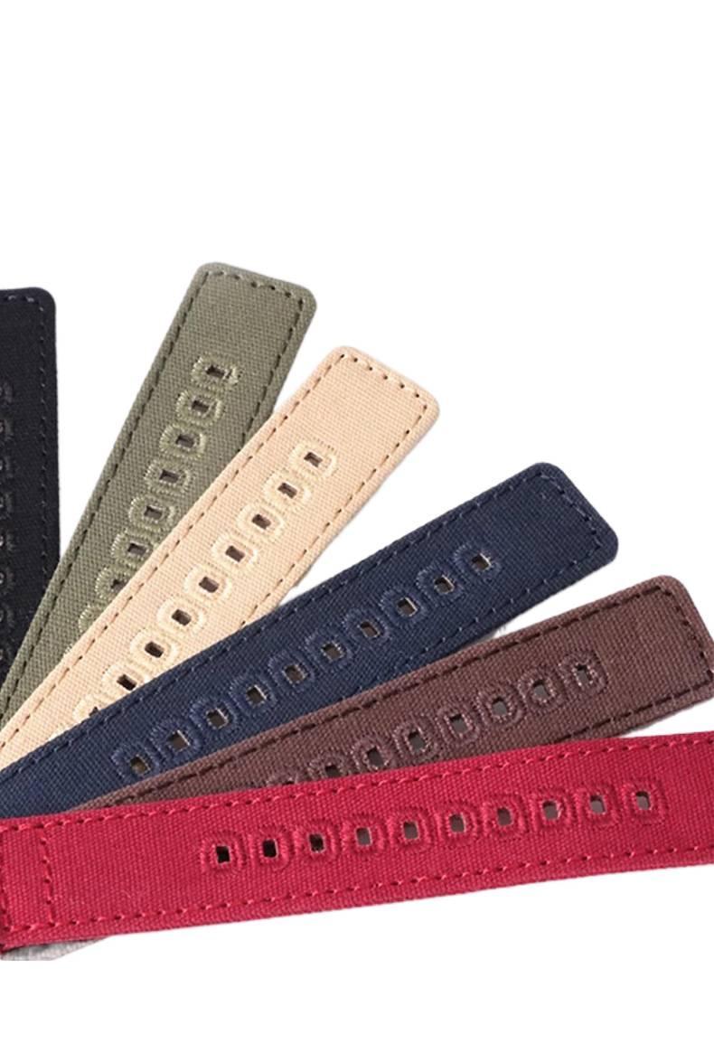 Suitable for Huawei GT5 watch strap, single-loop woven quick-release nylon strap, Samsung Galaxy nylon canvas strap