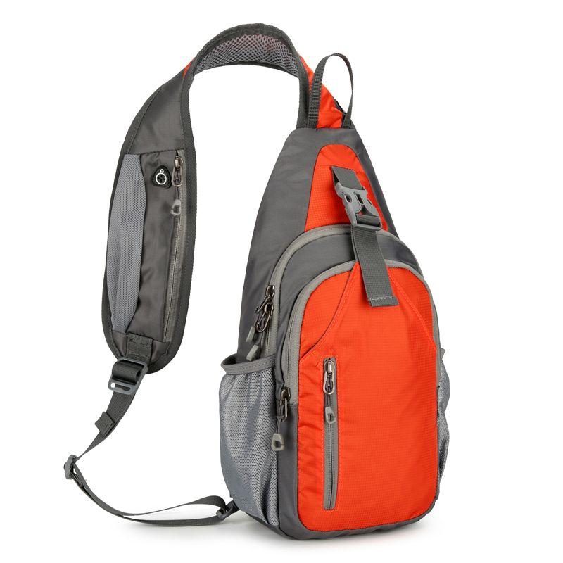 Sports breast bag men's multi-functional and lightweight new shoulder fitness outdoor leisure travel chest messenger bag