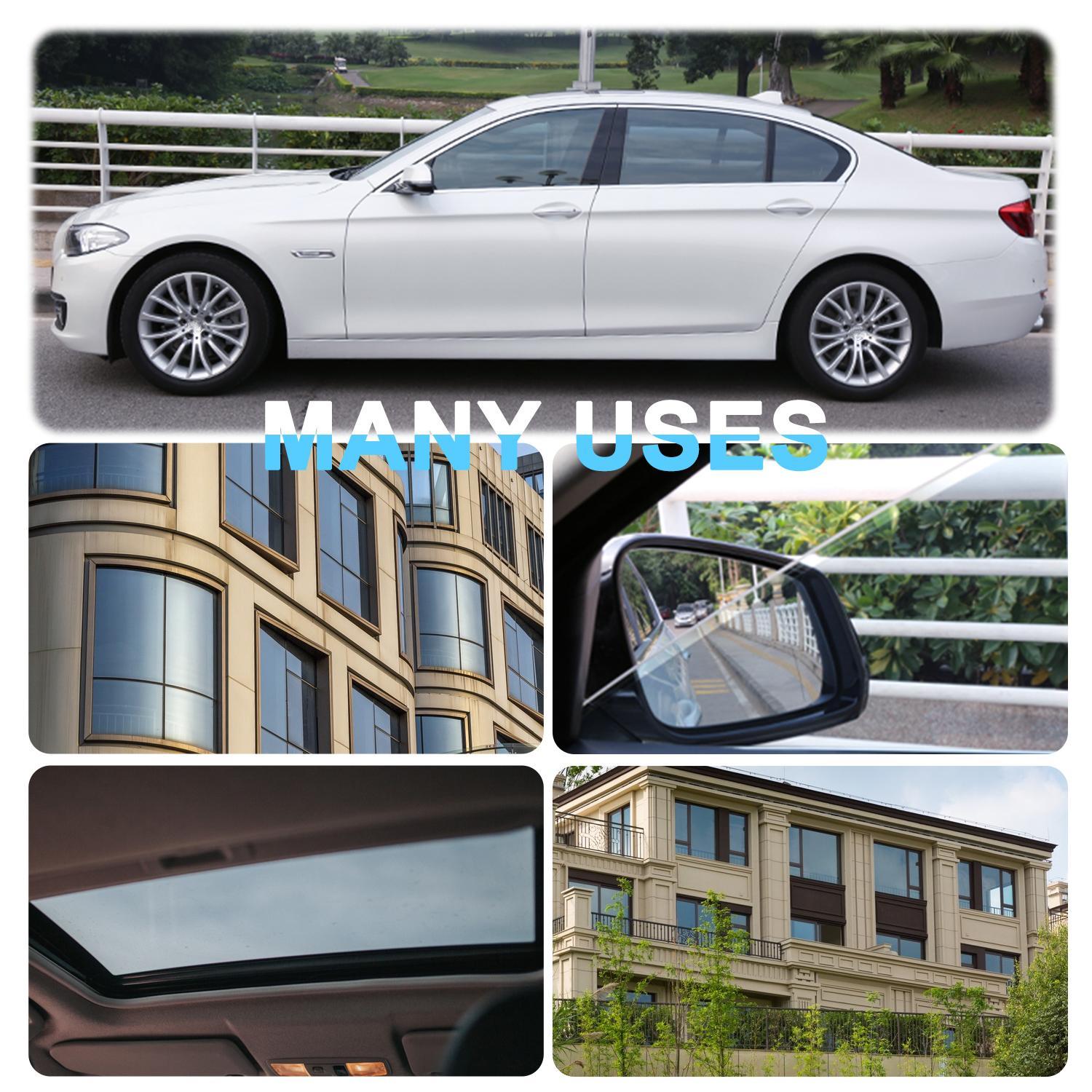 300/600CM Uncut Roll Window Tint Film 1% 5% 15% 20% 35% 50%  VLT Window UV Blocking and Privacy Film for Car Home Office Glass