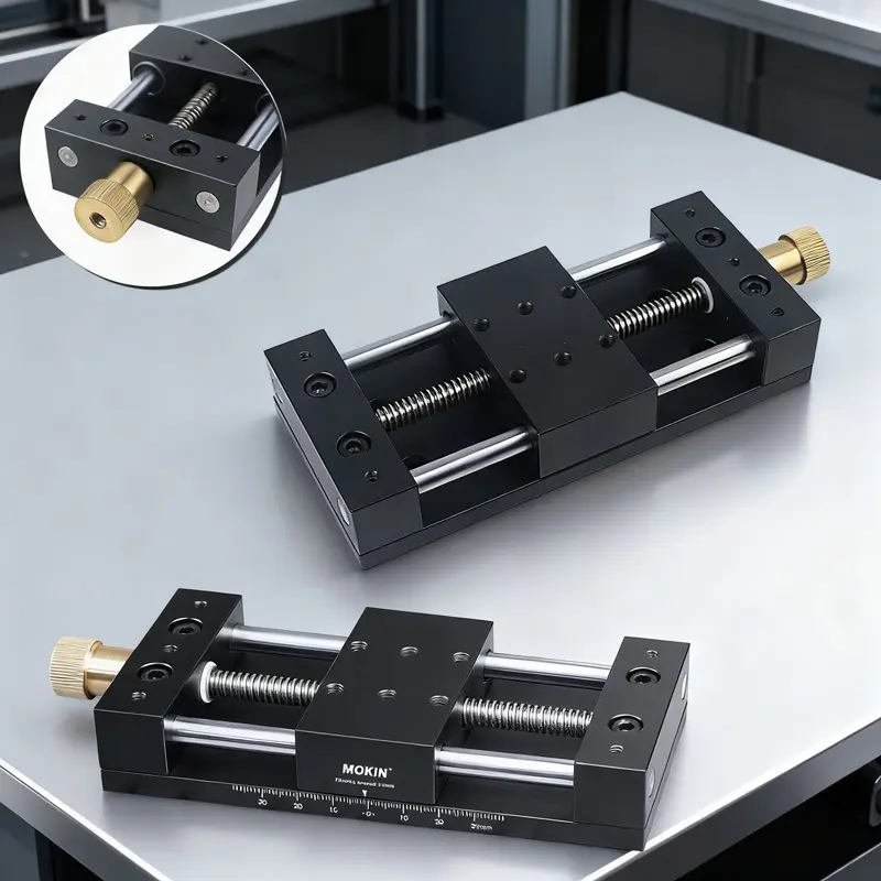 Precision Linear Stage, Manual Xy Axis Displacement Platform, Adjustable Experiment Table, High Accuracy Measurement Tool
