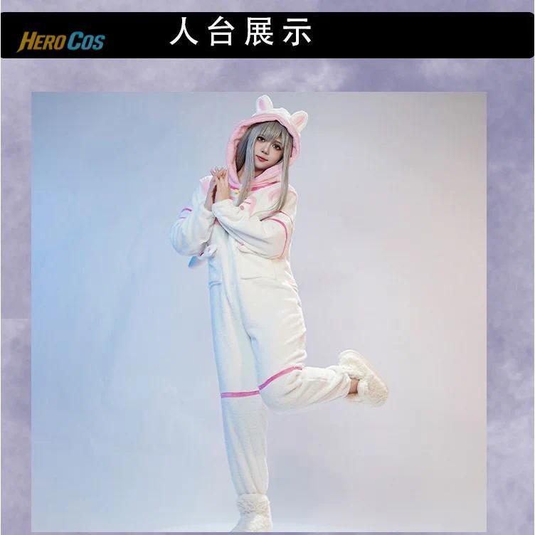 Love and Deepspace Cosplay Costume Space Dreamer Jumpsuit Pajamas Berber Fleece Halloween Party Role Play Outfit
