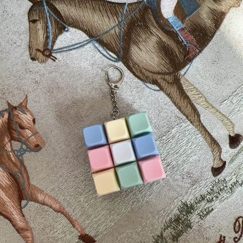 Stress‑Relief Push‑Button Keychain Charm, Fingertip Press Fidget Toy, Novelty Squeeze Button Stress‑Relief Gadget, Collectible‑Grade Keychain Accessory, Stress Relief Gadgets, No‑Light Version for Anxiety Relief & Daily Decompression