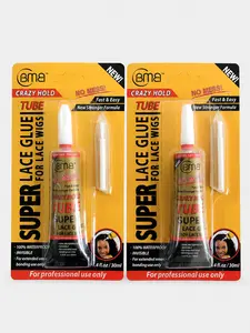 Crazy Hold TUBE Super Lace Glue For Lace Wigs Waterproof Invisible Bonding Glue Replacement Adhesive Strong Hold Hair Glue Premium Wig Adhesive Wig Glue Alternative 30ML