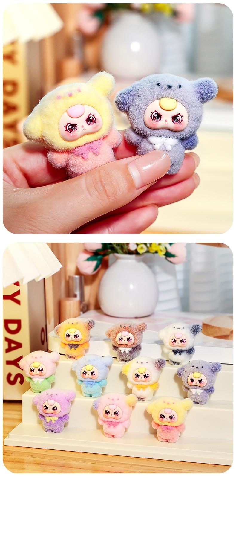 Baby three puppy Series Fluffy plush doll Blind Box