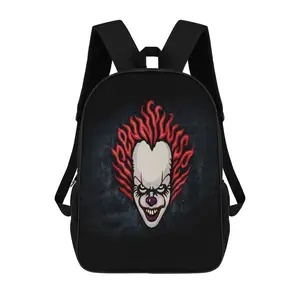Pennywise Horror Movie Backpack - Large Capacity, Adjustable Straps and Zipper Closure, Perfect for Fans, Travel, College Students - Casual Style