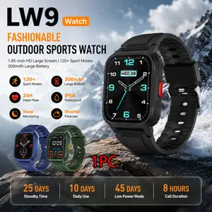 1.95" Full Touch Smartwatch for Men & Women: 120+ Sports Modes, Wireless Calling & Voice Assistant. Features ultra-long battery life, smart notifications & hydration reminders. The perfect fitness tracker gift!