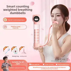 Breathing Dumbbell Weight Bearing Stomach Breathing Vital Capacity Trainer Exercise Adjustable Weights Core Abdominal Equipment