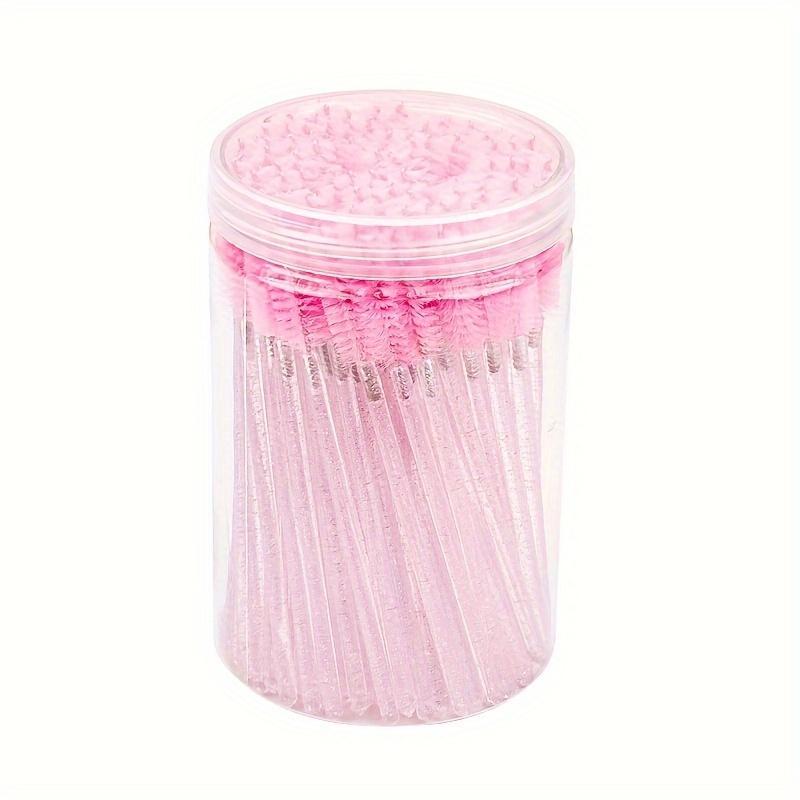 Disposable Eyelash Brush with Container, 40pcs/box Mascara Wands for Travel Eyelash Makeup, Spoolie Accessories for Eyelash Extensions, Cosmetic Accessory, Makeup Brushes, Eyelash Tools, Cosmetics Makeup Tools