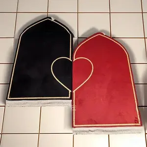 New Couple Set Worship Mat, Prayer Mat, Prayer Mat, Flannel Print, Thickened Prayer Mat Carpet/  Rugs for Bedroom