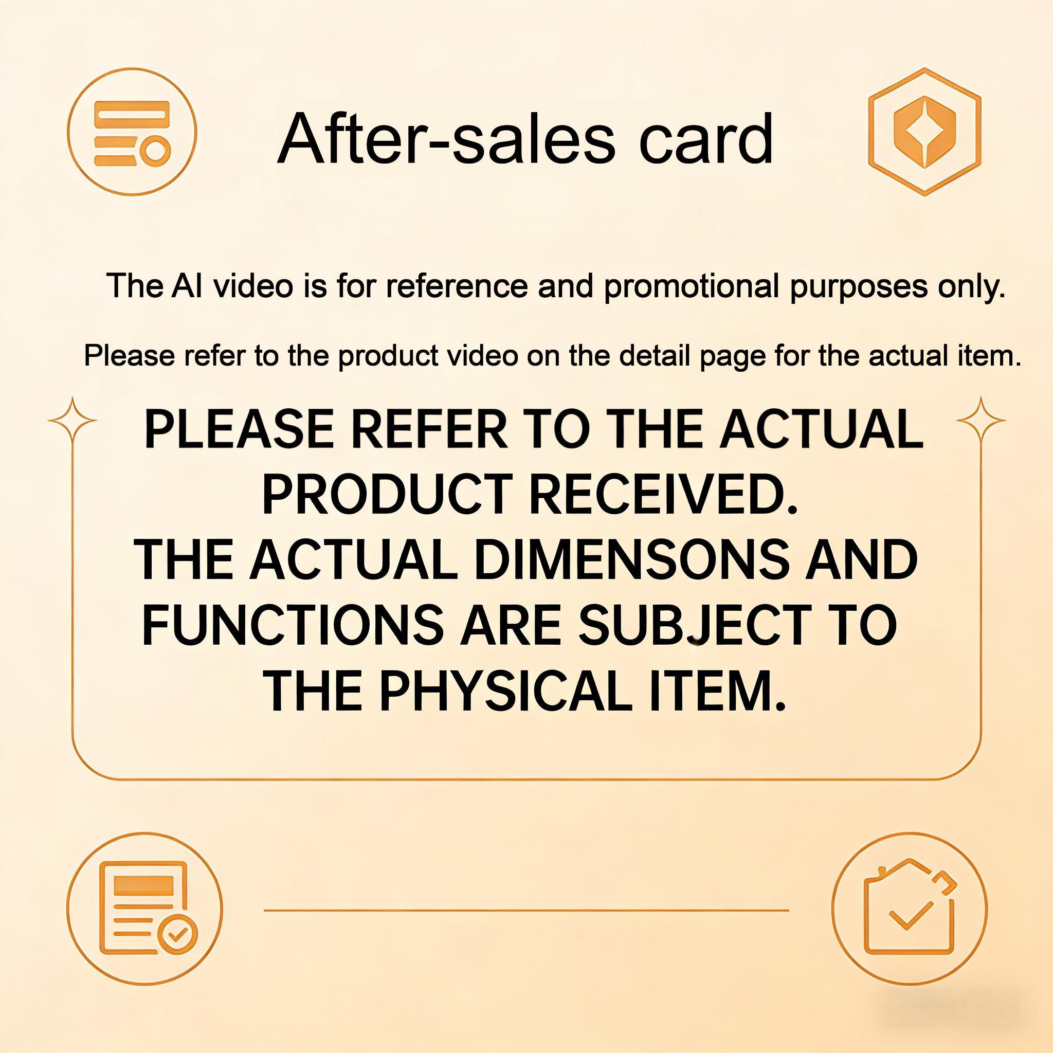 Customer Care & After-Sales Support Card