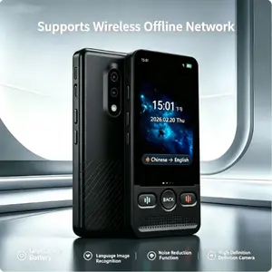 Portable Ai Translation Device, Supports 130+ Languages, Real-Time Voice & Image Translation, Ideal for Travel, Business, Learning