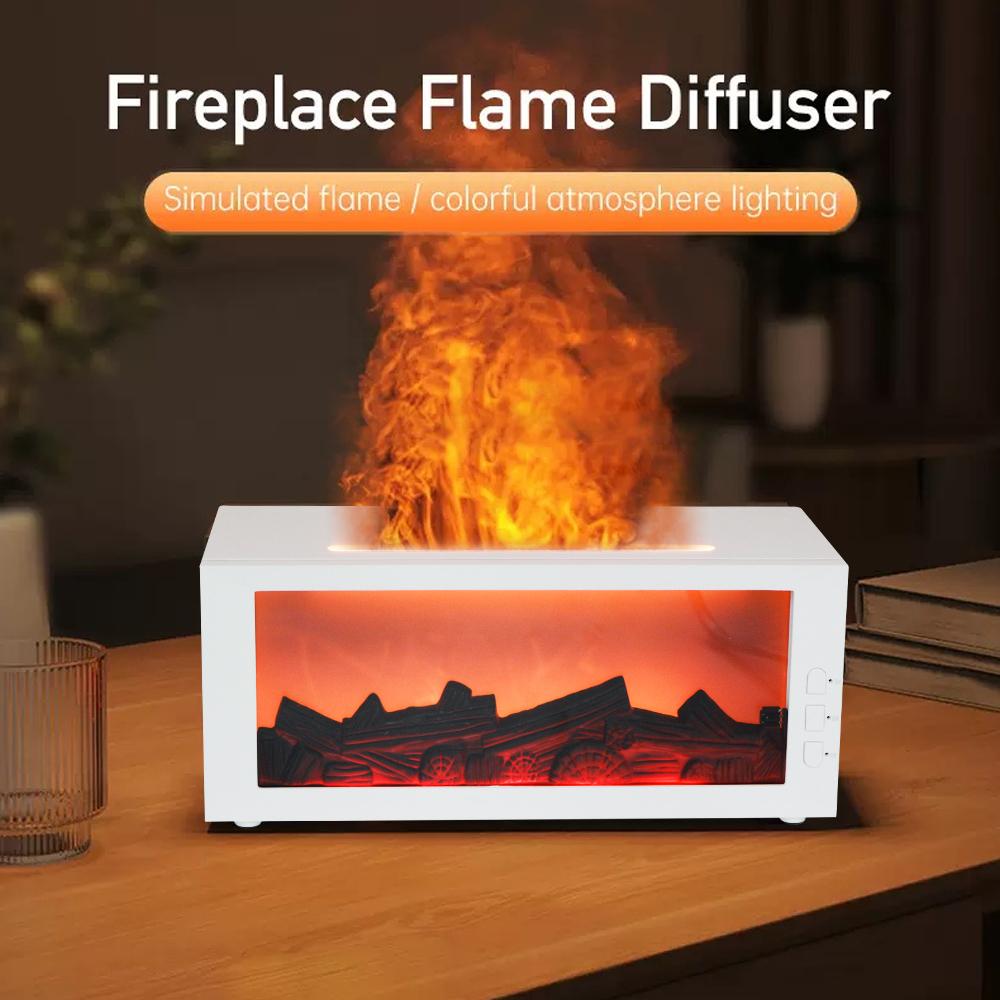 Fireplace Flame Diffuser with Remote, Timer, Auto-Off for Safety Aromatherapy for Home, Unique Christmas & Housewarming Presents Fireplace Flame Diffuser with Remote, Timer, Auto-Off for Safety Aromatherapy for Home, Unique Christmas & Housewarming Presents