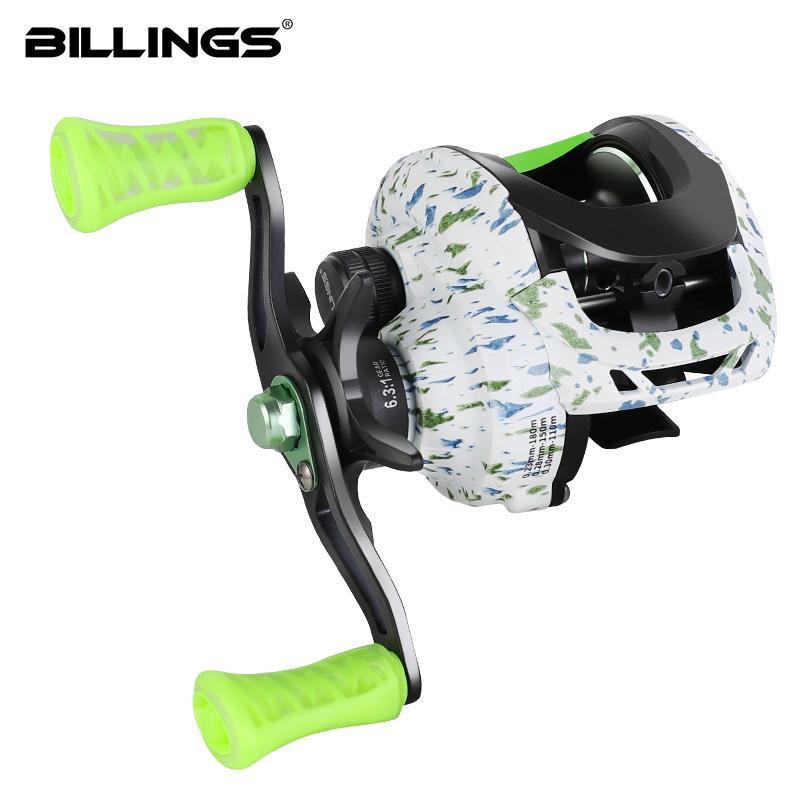 billings fishing reel Baitcasting Reel, Lightweight Nylon Frame Baitcaster Reel,Compact Design,7.2:1 High-Speed Gear Ratio Casting Reel,Super Smooth,17.6LB Max Drag with Aluminum Spool (Left Hand) : Sports & Outdoors Ocean Boat Fishing BILLINGS Spinning Reel,35LBs Max Drag,Stainless