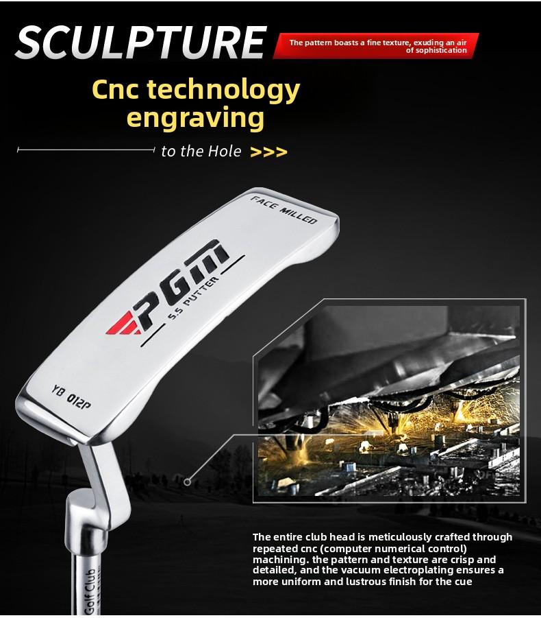 Men's Left-Handed Golf Putter - 950 Steel Shaft, Stainless Steel Putter Head