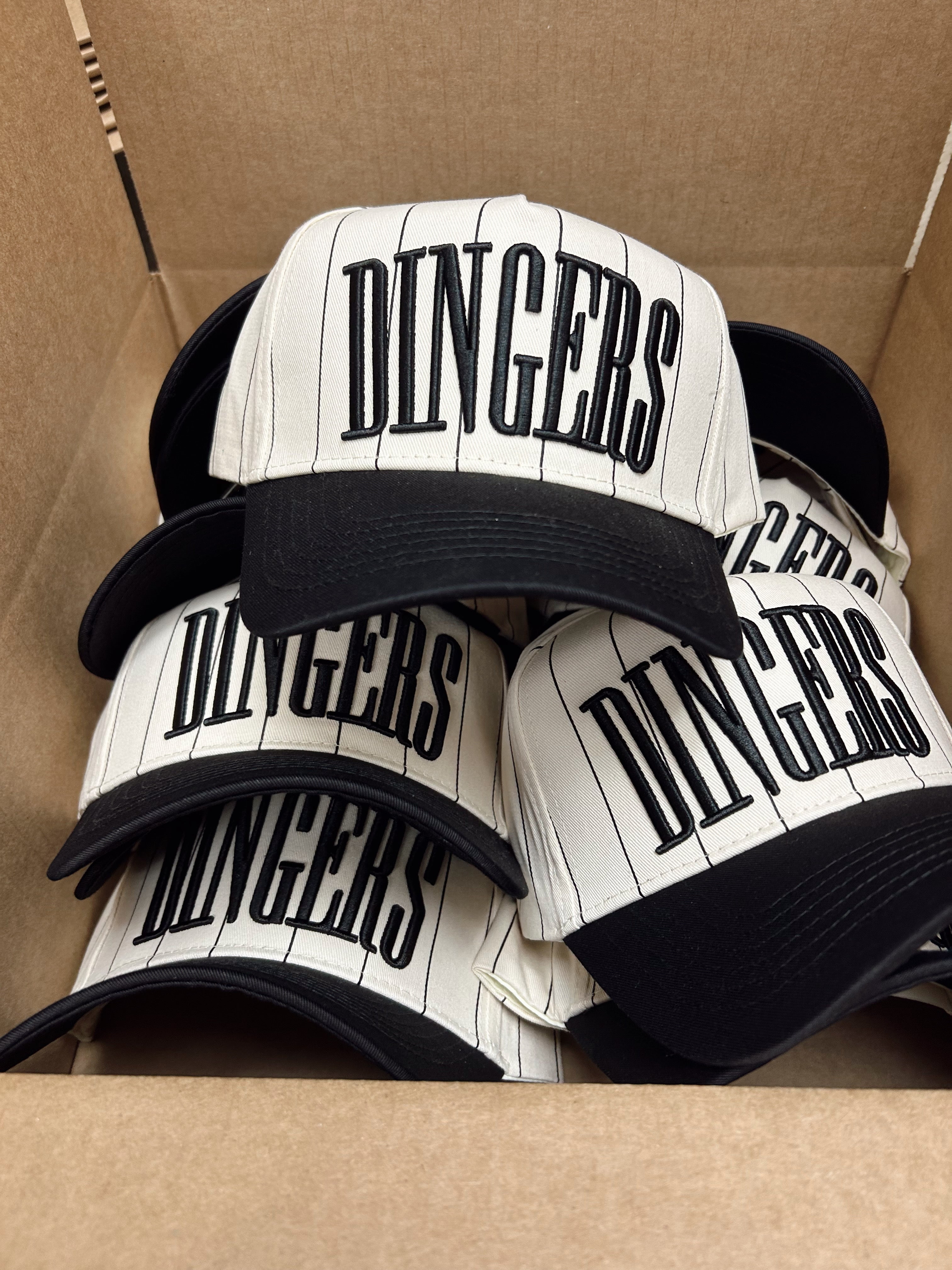 Dingers - Navy Striped Vintage Trucker Hat Valentine's Day gifts