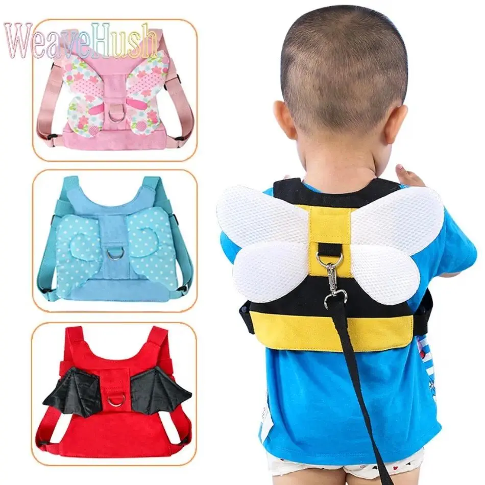 Cute Cartoon Anti-Lost Backpack for Toddlers, Kids Adjustable Safety Harness with Leash for Everyday Use, Harness Pack, Character Prints, Simple, Cartoon Cute, Pvc Strap, Daily, Fashion, Safety Traction Rope