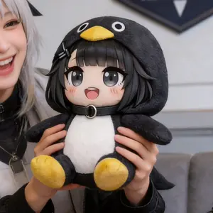 Arknights Endfield Gugugaga Little Penguin 25 Cm Plush Toy, Stuffed Action Figure Model, Collectible Gift for Kids and Fans