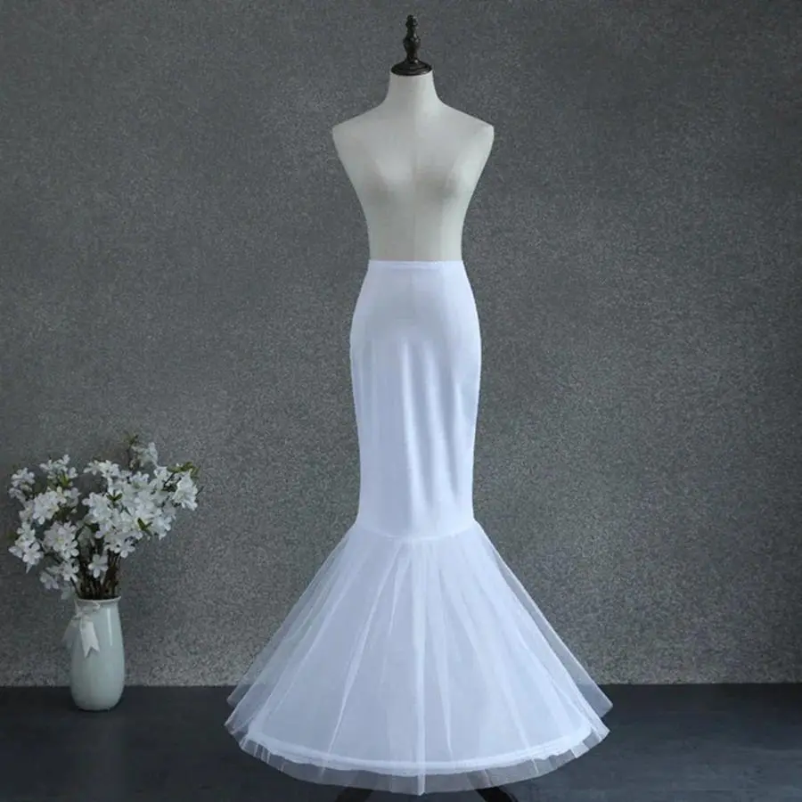 New Arrival White Mermaid Petticoat Underskirt Mariage Lolita Dress Bride boutique Petticoats Wedding Accessories